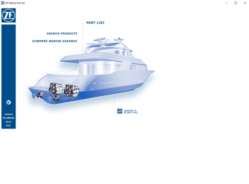 ZF Marine EPC 05.2023 Parts List Catalogue 1