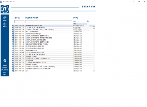 ZF Marine EPC 05.2023 Parts List Catalogue 2