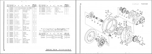 Hitachi Hydraulic Excavator UH06D Construction Parts List P161 1 EN JP