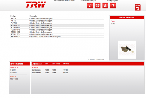 ZF TRW Brazil EPC 05.2023 Parts List 6