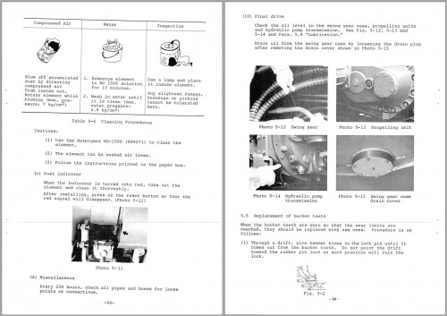 155 Hitachi Hydraulic Excavator UH20 Operation Manual EM770 1 1