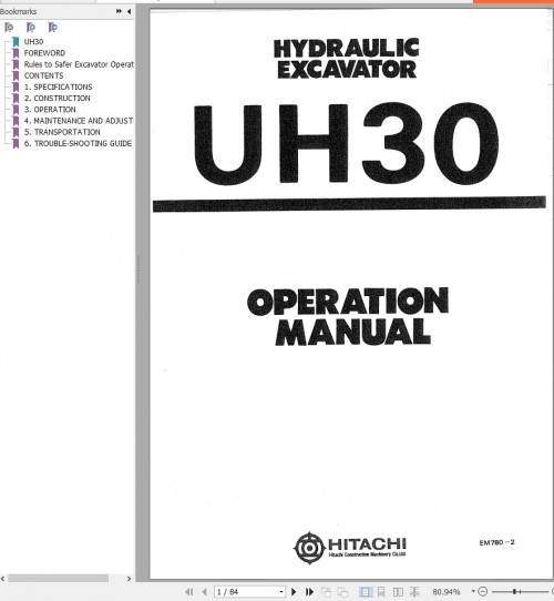 162_Hitachi-Hydraulic-Excavator-UH30-Operation-Manual-EM780-2.jpg