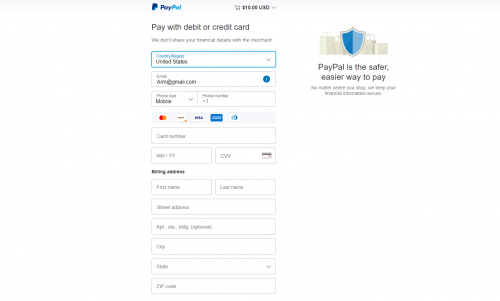 How to Pay by Visa on Forum 3