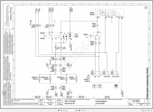 Grove Crane GMK6300L 2021 Service Manual & Diagram 1