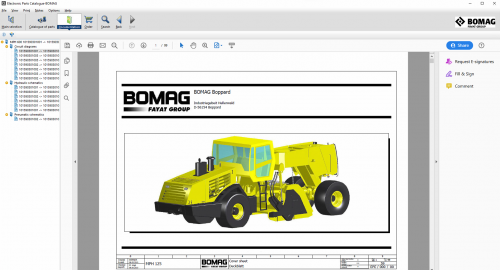 Bomag EPC 12.2022 Electronic Parts Catalogue & Documentation Circuit Schematic 7