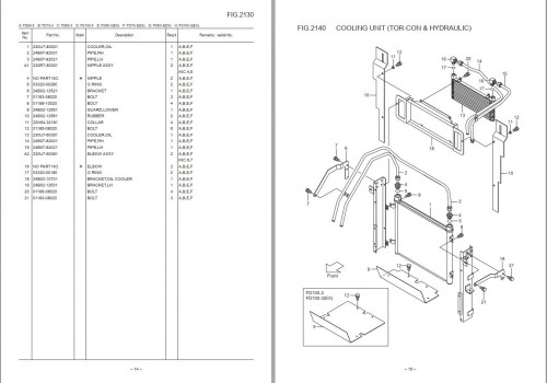 Unicarriers Forklift Truck FD60 3 to FD100 3(EX) Parts Catalogue 1