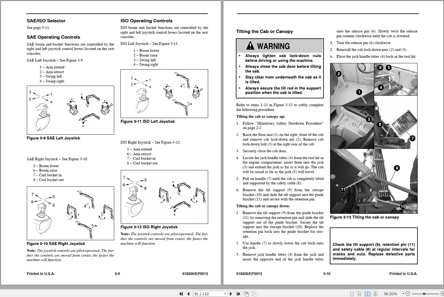 Mustang Excavator 3803ZT Operator Manual 918206E | Auto Repair Manual ...