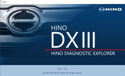 Hino Diagnostic Explorer 3 Hino DXIII Ver.1.23.5 05.2023 Diagnostic Software (1)