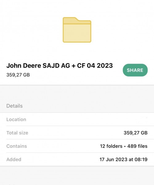 John Deere Service Advisor 5.3 04.2023 AG & CF Offline D.V.D 0