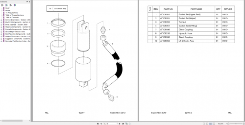 Unicarrier Forklift Claas I V Parts Catalog & Service Manual 6