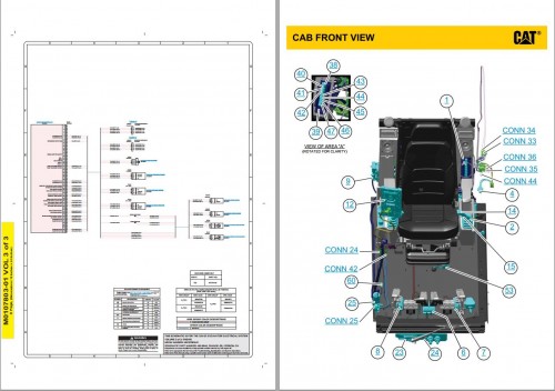 CAT Excavators 320 GC Electrical System Schematic M0107803 01 2