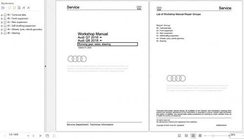 Audi Q8 4MN Workshop Manual