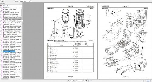 Toyota Forklift 1.98 GB Collection PDF Repair Manual Parts Catalogue 8