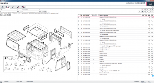 MAN MANTIS EPC v710 07.2023 Spare Parts Catalogue Vmware 9