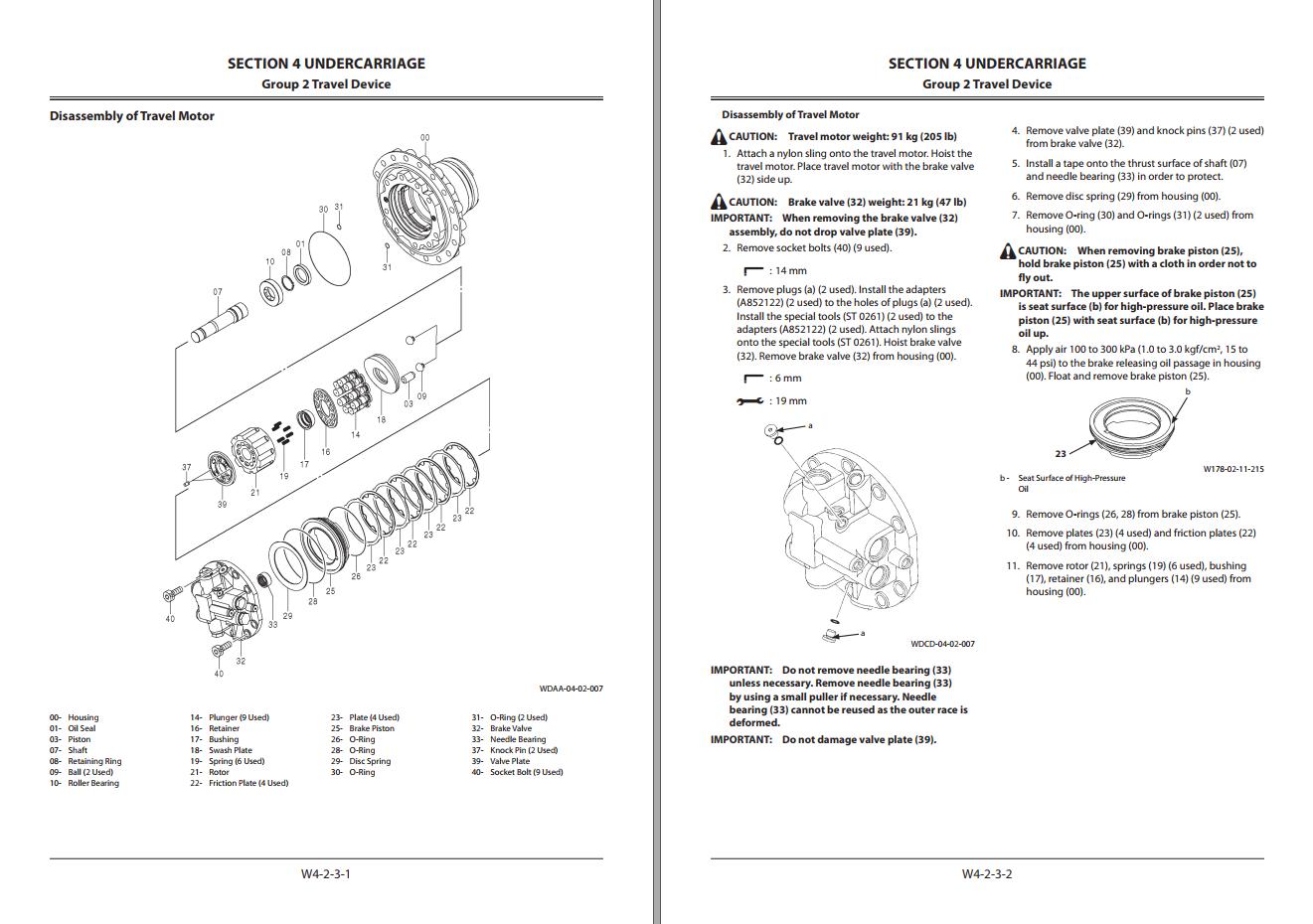 Hitachi Hydraulic Excavator ZX225USLC-5B ZX225USRLC-5B Workshop Manual ...