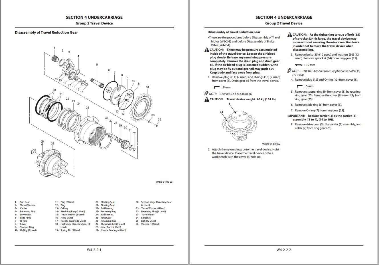 Hitachi Hydraulic Excavator Zx35u-5b Workshop Manual 