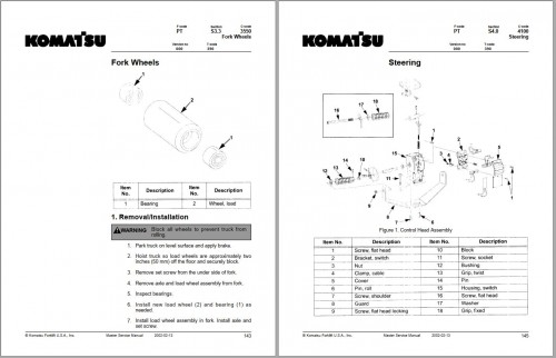 Komatsu Forklift MWL22 2A Service Manual 1
