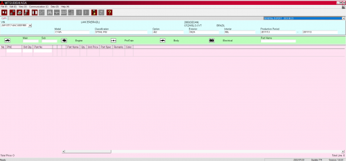 Mitsubishi MMC ASA 07.2023 Electronic Parts Catalog 2