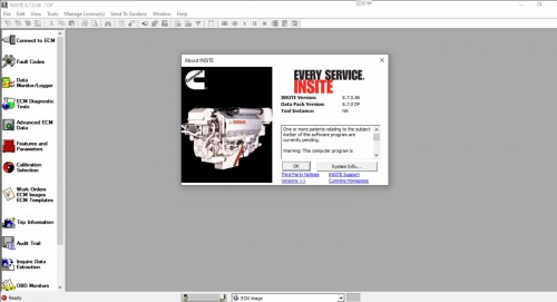 Cummins Insite 8.7.08 Unlock Engine Control Module