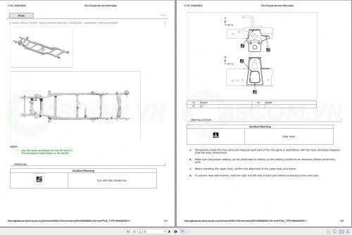Toyota Automotive Hilux 2020 (GUN126L DTTHXU) Repair Manual and Electrical Diagram 2
