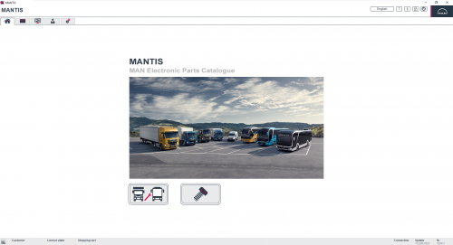 MAN MANTIS EPC v712 08.2023 Spare Parts Catalogue New Interface 1