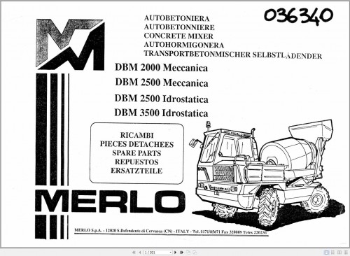 Merlo New Updated 2023 Parts Catalog 1.37 GB PDF Collection (1)