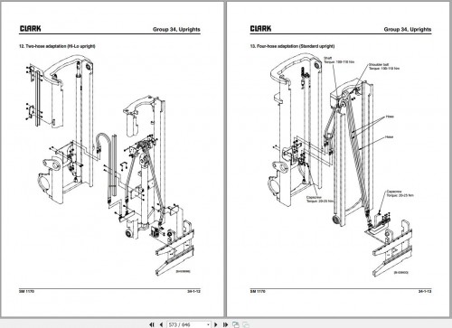 Clark Forklift GTS 20 25 30 33 L HMC Theta Engine Service Manual 01.2021 4