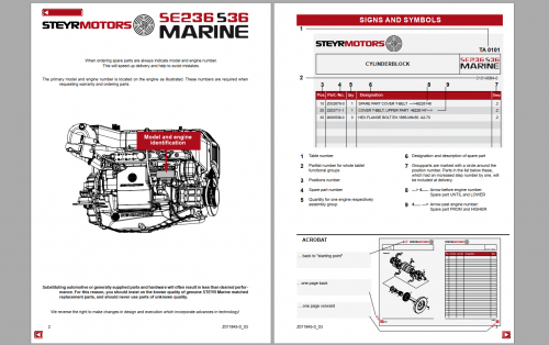 Steyr Motors Marine Diesel Engine Spare Parts Catalogue 2023 1