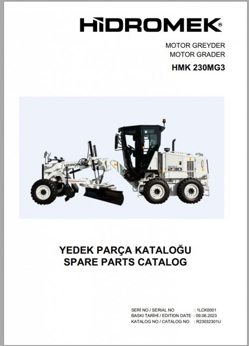 Hidromek Grader HMK Series Spare Parts Catalog 2.310GB Collection PDF (1)
