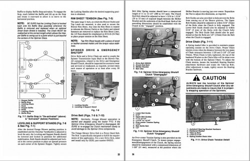 GEHL Forage Blowers 1540 1560 1580 Operators Manual 904399A 1