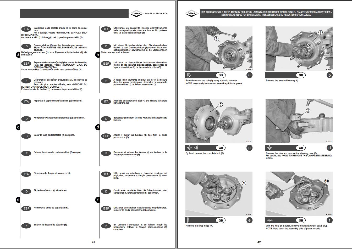 Dana Axle MO212S20 Maintenance And Repair Manual 913266 | Auto Repair ...