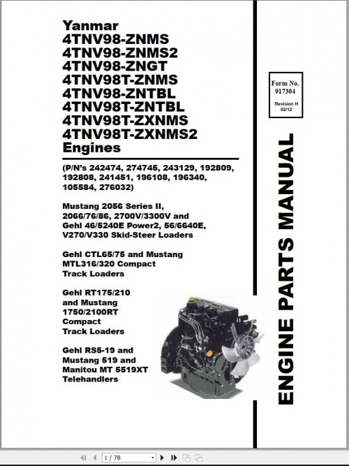 Yanmar-Engine-4TNV98-ZNMS-To-4TNV98T-ZXNMS2-Parts-Manual.jpg