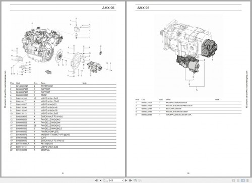 Ammann Exacavator Midi and Mini PDF Collection Spare Parts Catalog (2)
