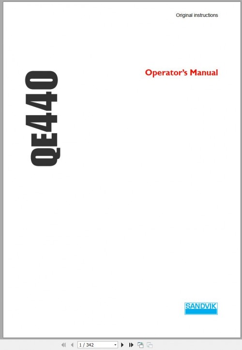 Sandvik Mining Construction Operator Maintenance Machine Dimension Manual 663 MB PDF (1)