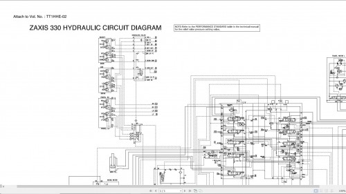Hitachi Excavator ZX330 Diagram Operator Parts Workshop Manual 3