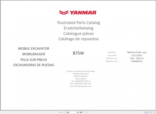 Yanmar Operator Parts Service Manuals and Wiring Hydraulic Diagrams 13.0 GB PDF (3)