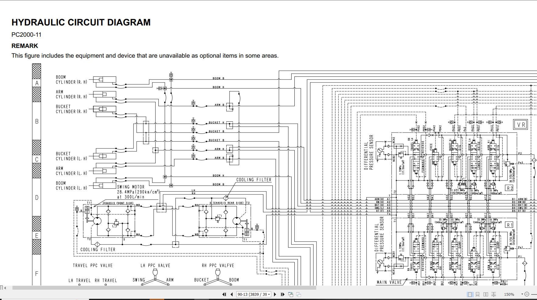 Komatsu Hydraulic Excavator PC2000-11 Shop Manual SEN06651-08 | Auto ...