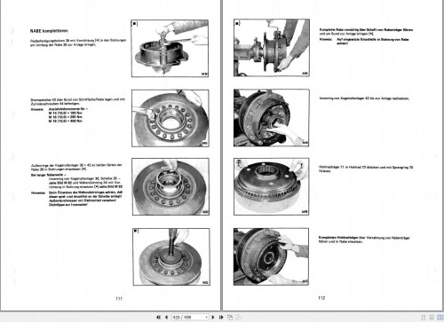 Komatsu Wheel Loader 66C 66D turbo Workshop Handbook 3072517M1 1