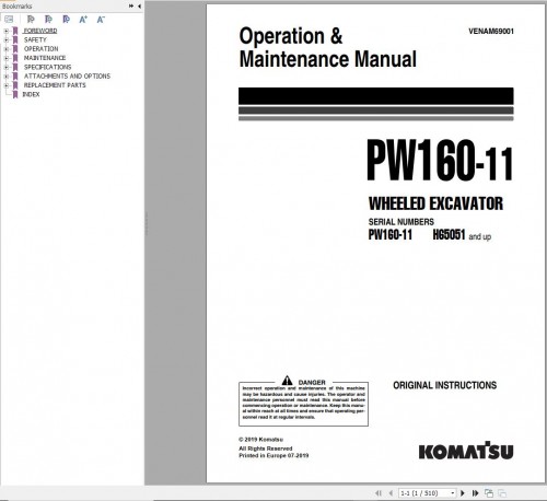 Komatsu-Wheeled-Excavator-PW160-11-Operation-Maintenance-Manual-VENAM69001.jpg