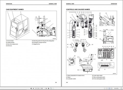 Komatsu Wheeled Excavator PW180 11E0 Operation Maintenance Manual VENAM70000 1