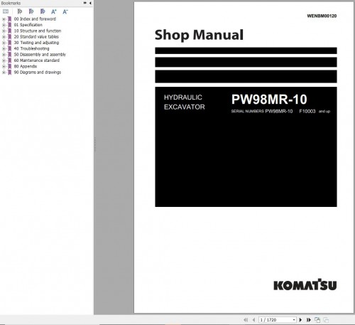 Komatsu-Wheeled-Excavator-PW98MR-10-Shop-Manual-WENBM00120.jpg