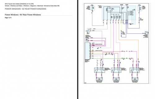 Toyota Yaris Sedan L4 1.5L (P5) 2016 Electrical Wiring Diagrams 1