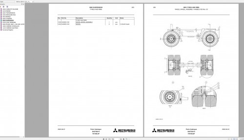 Mitsubishi Forklift MCFA Spare Parts Catalog 442MB Collection PDF 3