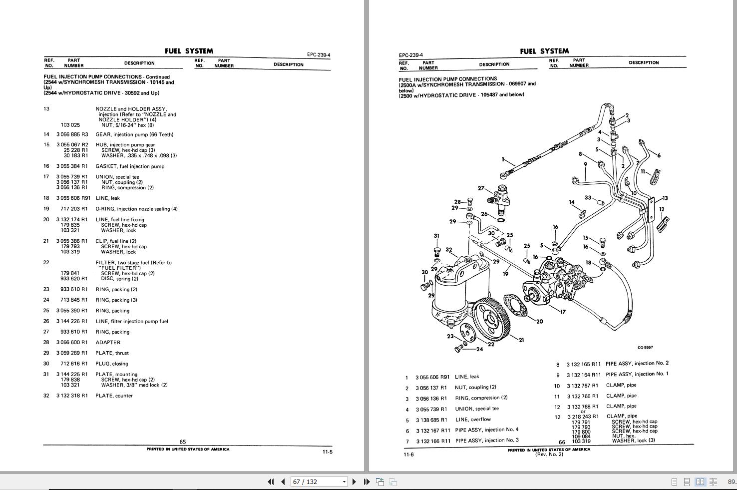 Komatsu Diesel Engines D239 DT239 Part Book EPC-239-4 | Auto Repair ...