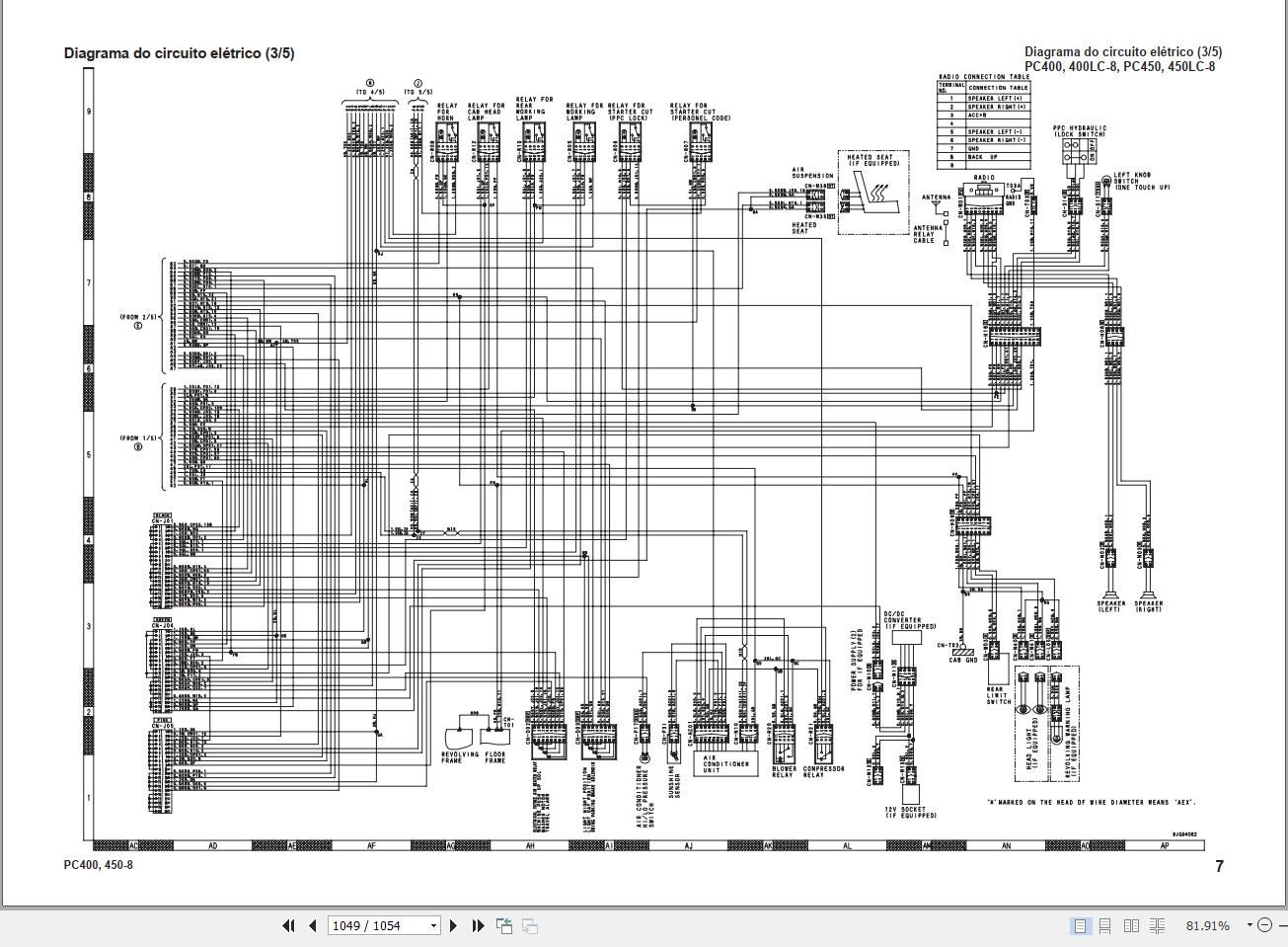 Komatsu Excavator PC300-8 to PC350LC-8 Shop Manual PT | Auto Repair ...