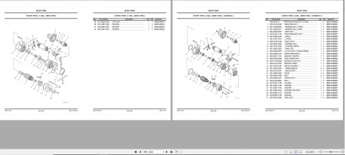 Komatsu Motor Grader GD655 3C Part Book 1