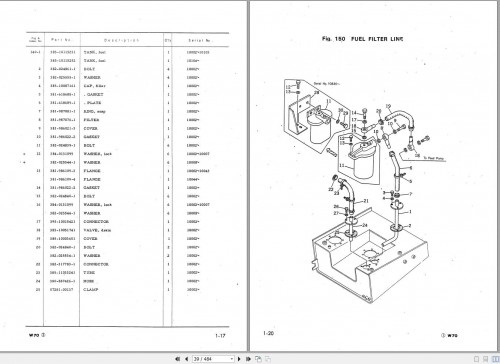 Komatsu Wheel Loader W70 Part Book PXPB03810104 1