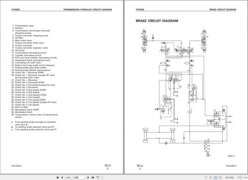 Komatsu Wheel Loader WA1200 3 Shop Manual KPBM018206 PT 1