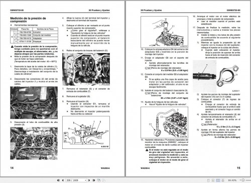 Komatsu Wheel Loader WA200 6 Shop Manual GSN03081 03 ES 1