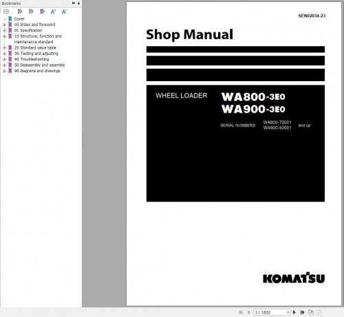 Komatsu-Wheel-Loader-WA800-3E0-WA900-3E0-Shop-Manual-SEN02034-23.jpg